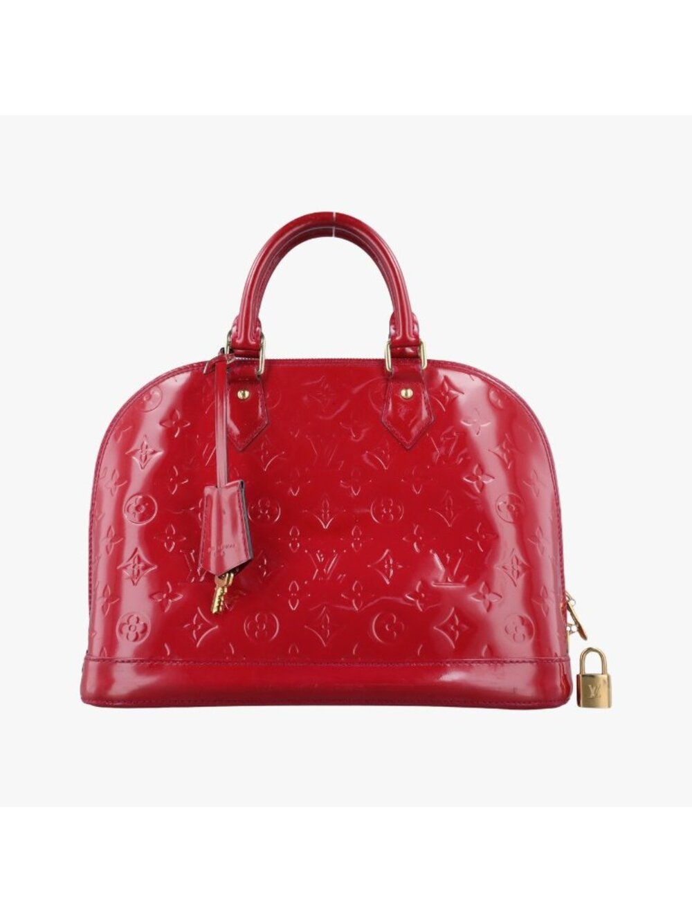 Louis Vuitton Alma PM Pomme D'amour Vernis Handbag